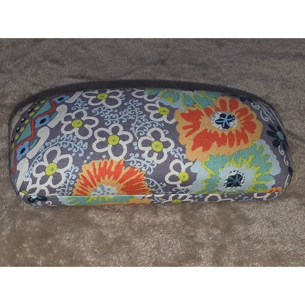 Vera Bradley Floral Hard Shell Eyeglass Case Boho Eyewear Case